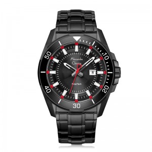 Alexandre Christie AC 6680 Black Solar Tech MDBEPBA